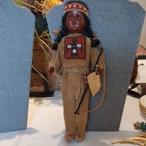 Vintage Carlson Dolls Native American doll